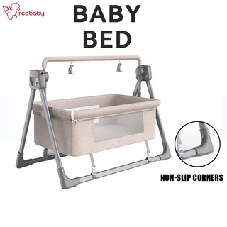 Foldable Baby Rocking Bed Balance Automatic Rocking Chair Portable Crib Electric Rocking Chair Safety Crib Children Music Rocking Bed