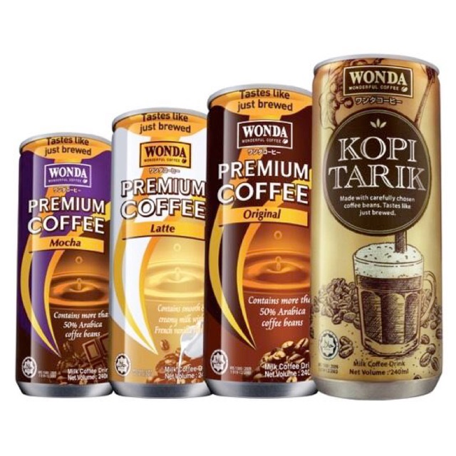 Wonda Coffee Tin 24x240ml 9 Flavour Limited Stock Shopee Singapore