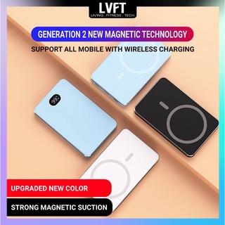 2022 Magnetic Wireless Powerbank Portable 5000mAh 10000mAh Two Ways Fast Charge Suitable for All Wireless Charge Phones