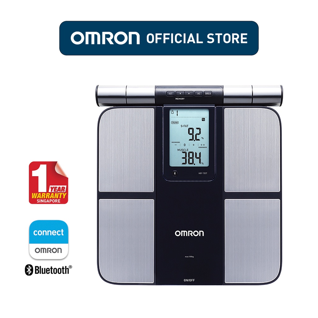 Omron Body Composition Monitor HBF702T [1 Year Warranty] Shopee
