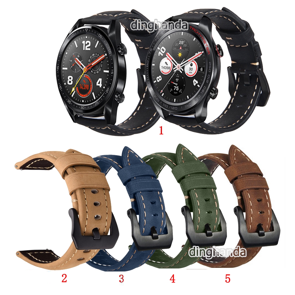 Leather Watch Strap Band for Huawei Watch GT 2 GT2e GT2 Pro GT3 Honor