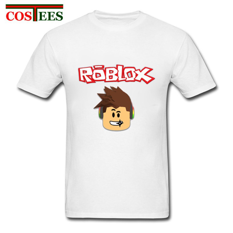 Mens Clothes Roblox Printing T Shirt Teenage Boy Youth Natural Tees Shopee Singapore - teenage boy roblox