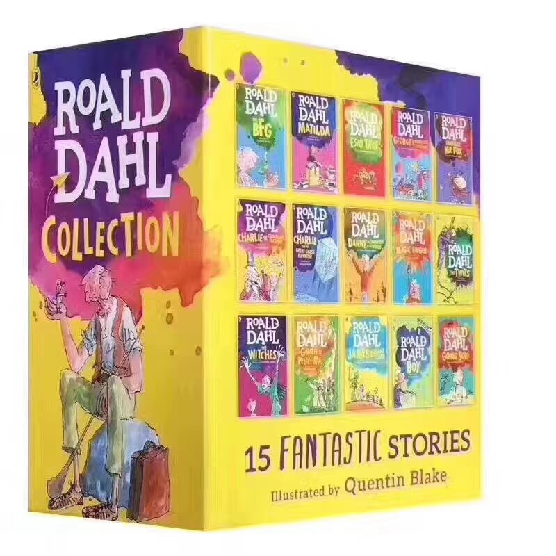 15+ Roald Dahl Collection 16 Books Box Set Pictures