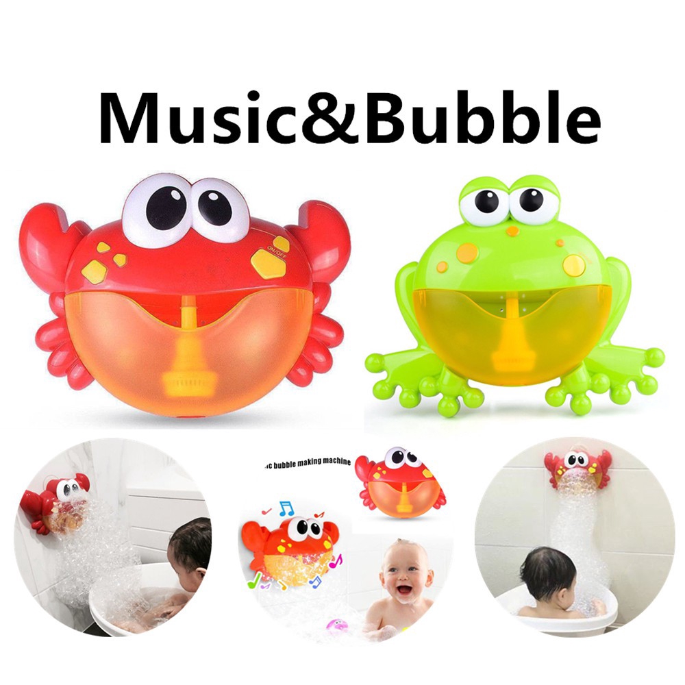 frog bubble bath machine