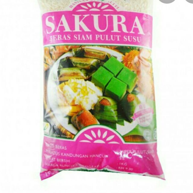 Termurah Sakura Beras Pulut Susu 1kg Shopee Singapore