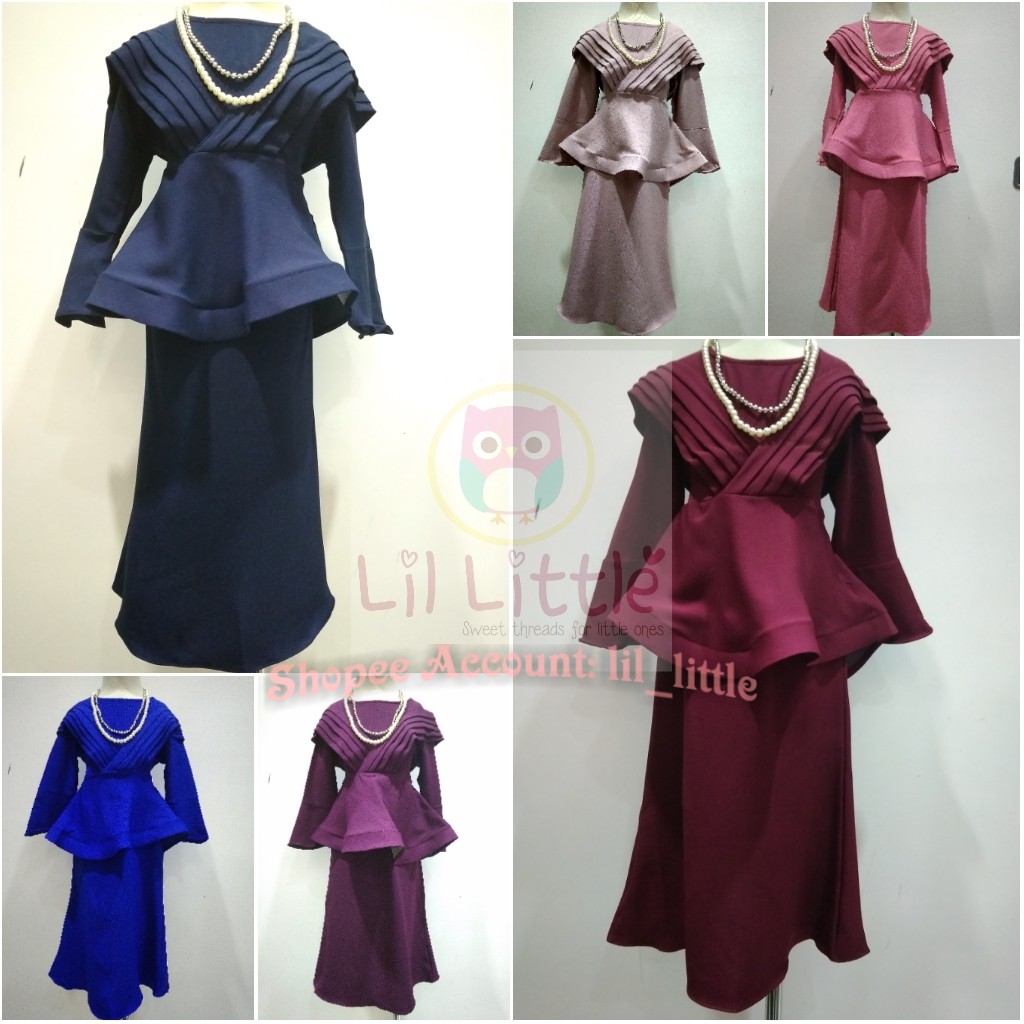 Baju Kebaya Peplum Budak