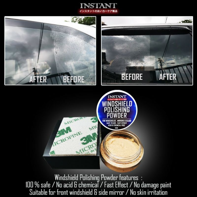 Effective Windshield Polishing Powder/ Watermark Remover/ Glass Cleaner