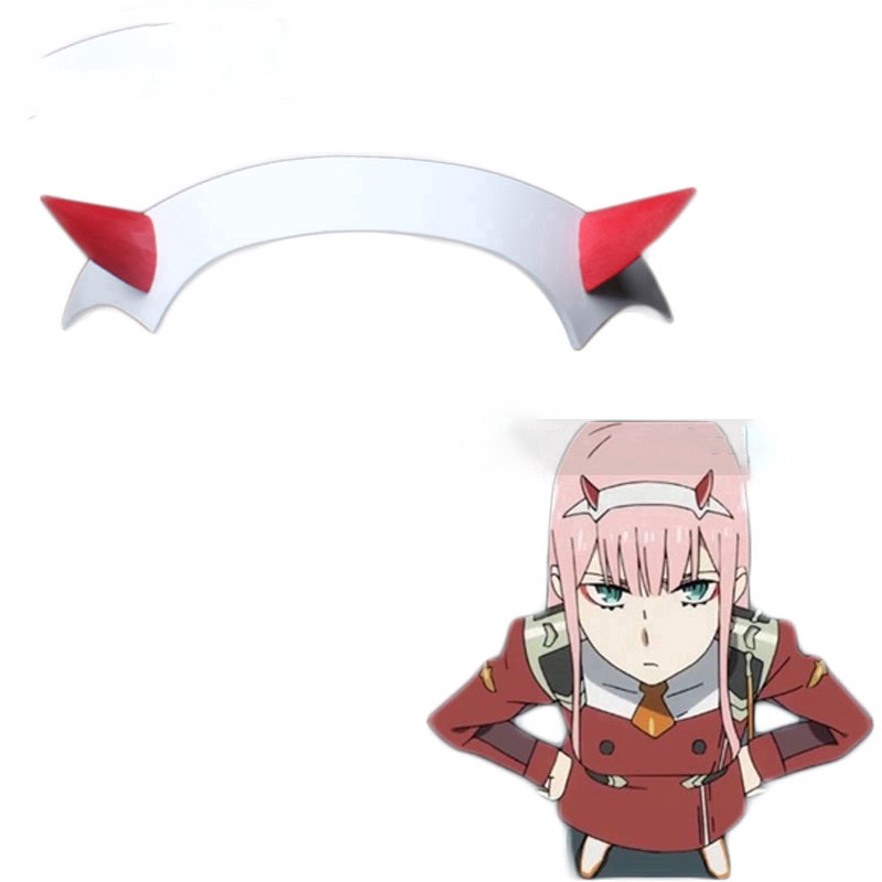 Darling In The Franxx Zero Two 02 Headband Devil Horn Shopee Singapore - black devil horns purse 3 0 roblox