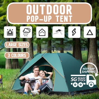 🔥SG🔥Outdoor Foldable Pop Up Tent/ Instant Beach Tent/ Automatic Open Tent/ Camping Tent/ Picnic Tent/ Hiking Tent