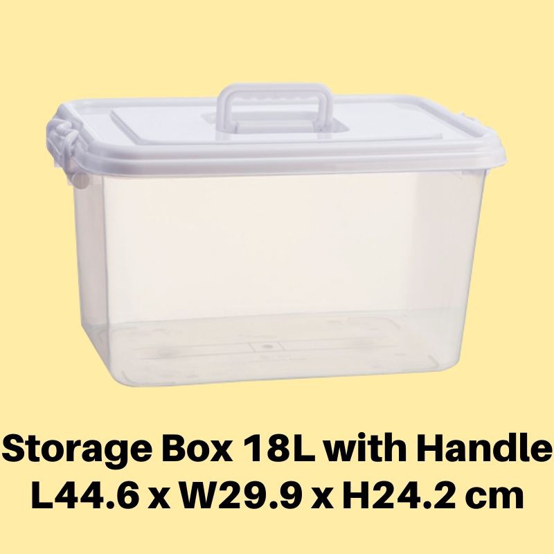 plastic box with handle