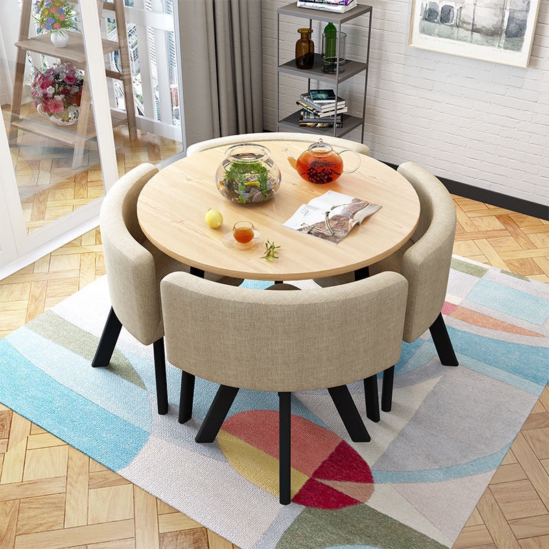 Simple Reception Table And Chair, Office Round Table And Chairs