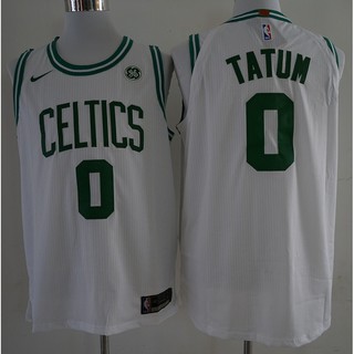 jayson tatum white celtics jersey