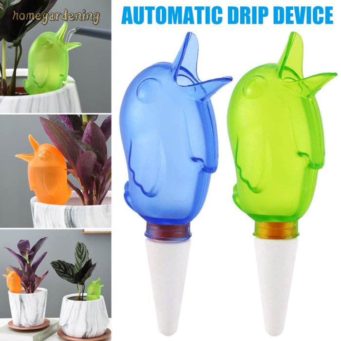 Cute Bird Plant Watering Spikes, Self Spikes Automatic Waterer Seeper