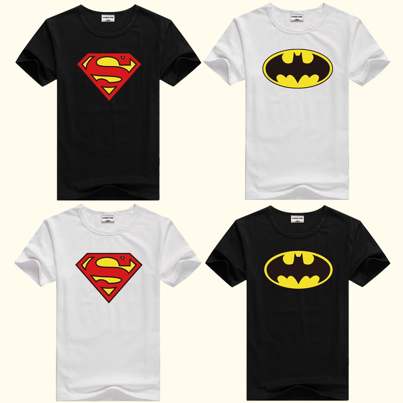 Boys Kids Toddler Superhero Printed Short Sleeve T-Shirt Tee Tops ...