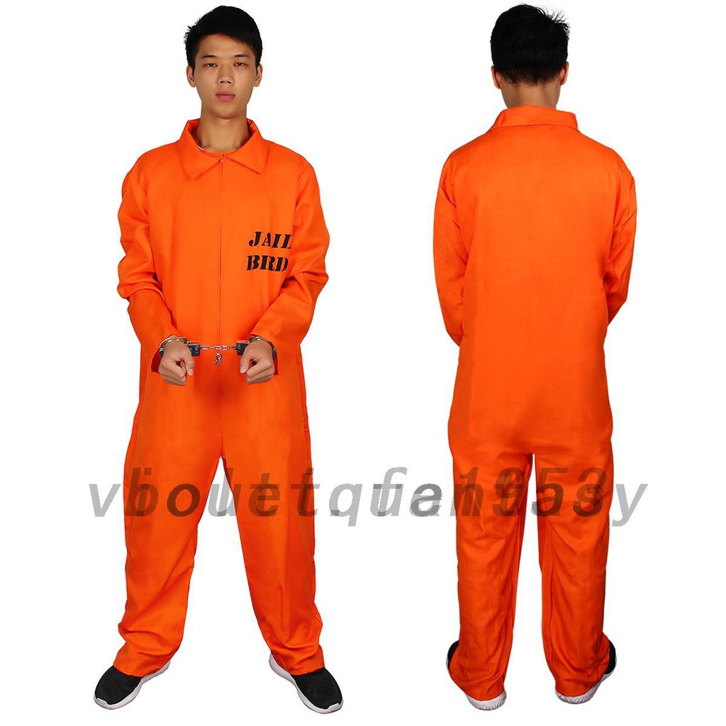 orange inmate jumpsuit costume