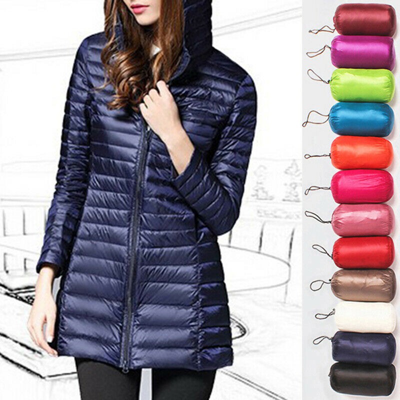 thin puffer jacket with hood