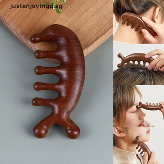 %%Beauty accessories%% Sandal Massage Comb Head Meridian Scalp Shoulder Neck Anti-static Wide Tooth .