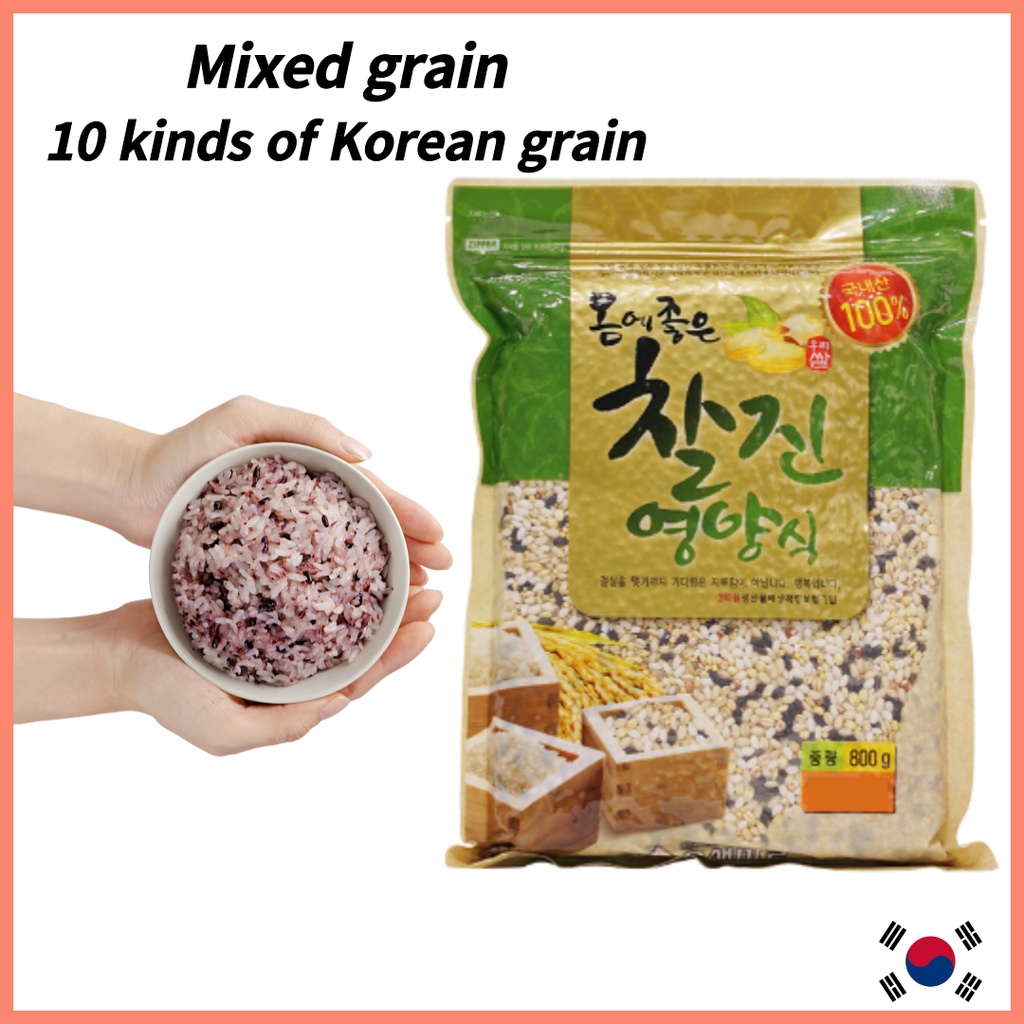 [From Korea]100% pure Korean grain 10 kinds of mixed grain 800g / mixed ...