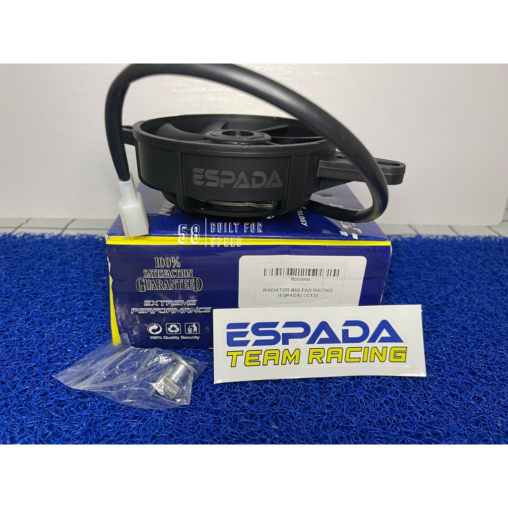 Espada Racing Radiator Fan Big LC135 V1 - V7 / spark 135 / excited 135 Bigger fan motor ***120mm***