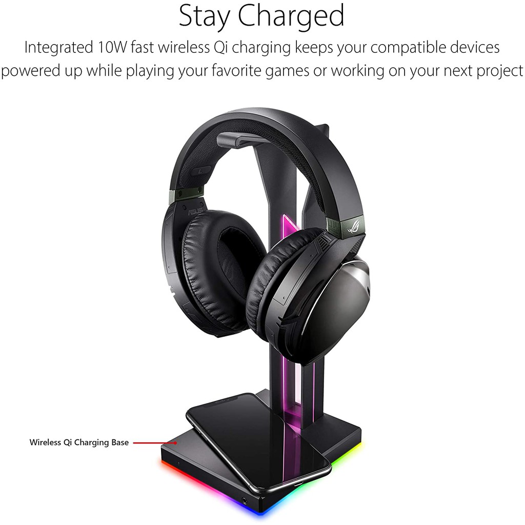 rog throne headset stand