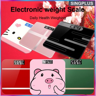 HOT SELL Digital Body Weighing Scale LCD Display Bathroom Tempered Glass Weigh Electronic Weight Gainer