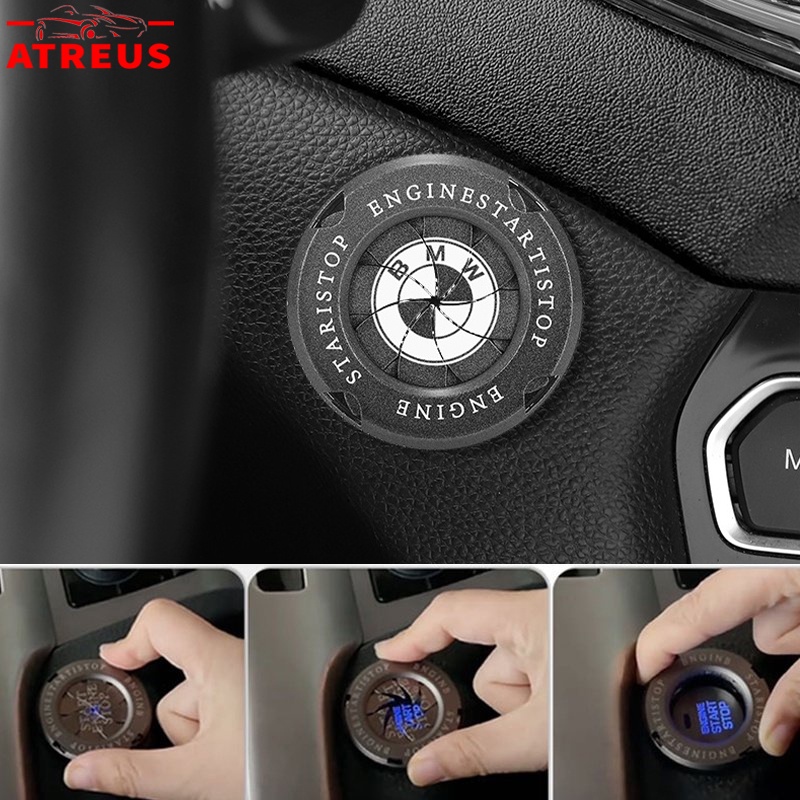 BMW Car Ignition Switch Ring Engine Start Stop Button Cover For E36 E46