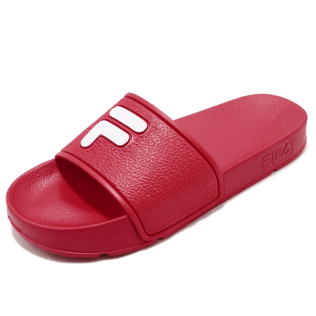 fila slippers red