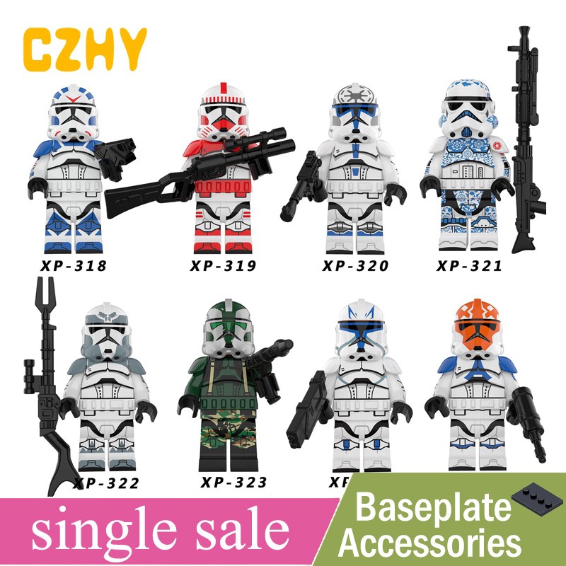 Lego Star Wars Minifigures Clone Trooper Stormtroopers Building Blocks Toys for Children KT1042