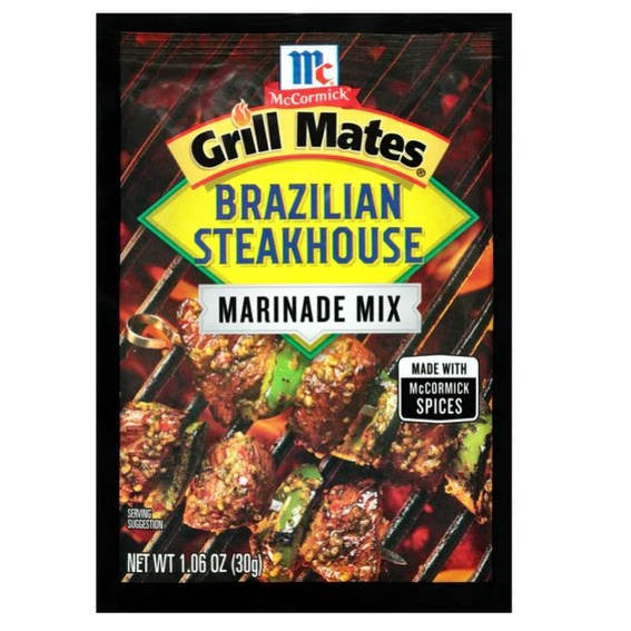 McCormick Grill Mates Marinade Mix Brazilian Steakhouse, 1.06 oz