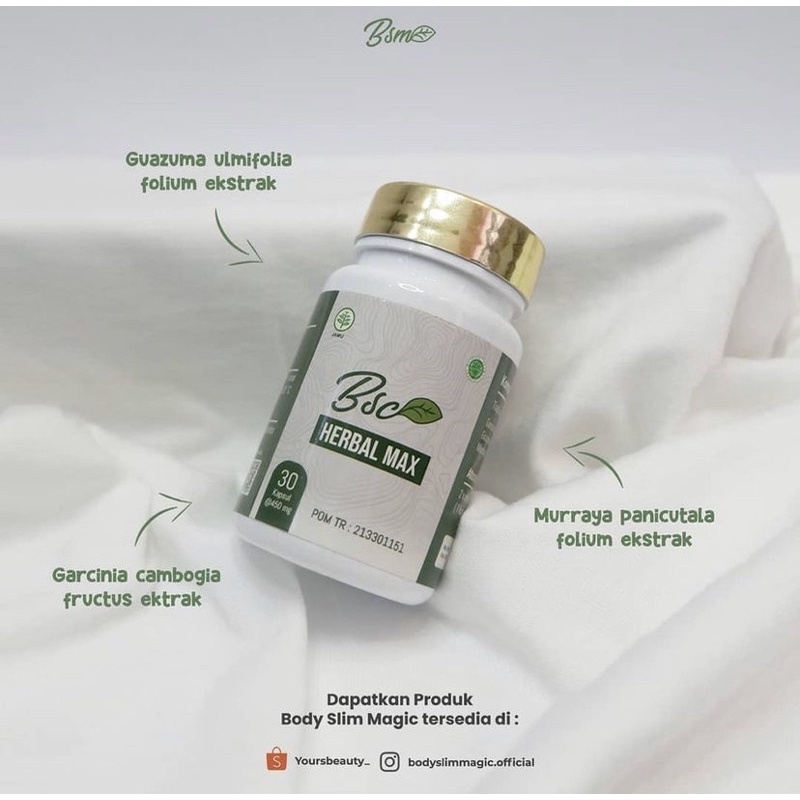 Body Slim Magic Strong Body Slim Capsule Herbal Max Bsc Shopee Singapore