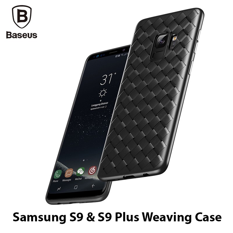 Ursa Mart BASEUS Weaving Case for Samsung S9 / S9 Plus Cover Casing Thin Light Anti Fingerprint