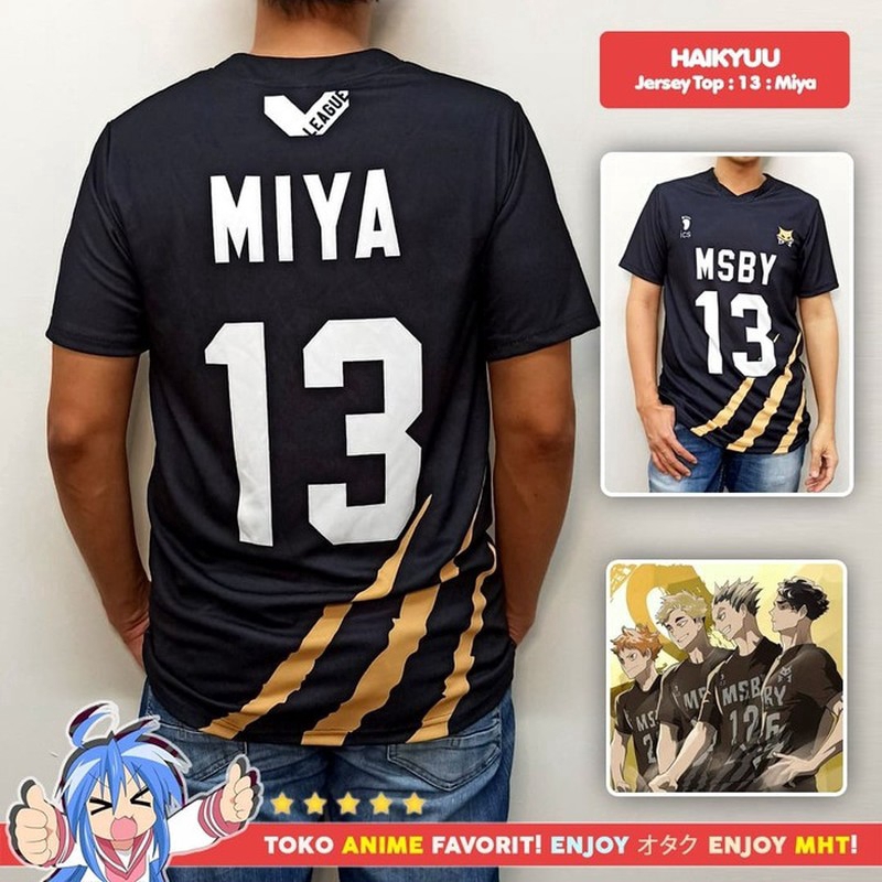 Anime Haikyuu Msby Black Jackals Hinata Jersey T Shirt Shopee Singapore