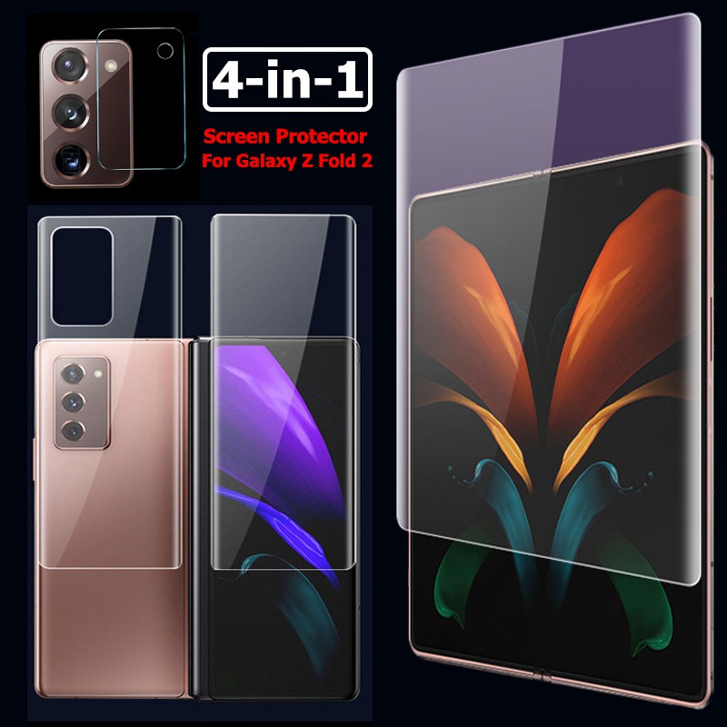 Samsung Galaxy Z Fold2 5G Screen Protector Hydrogel Film Screen + Inside Screen + Back Full
