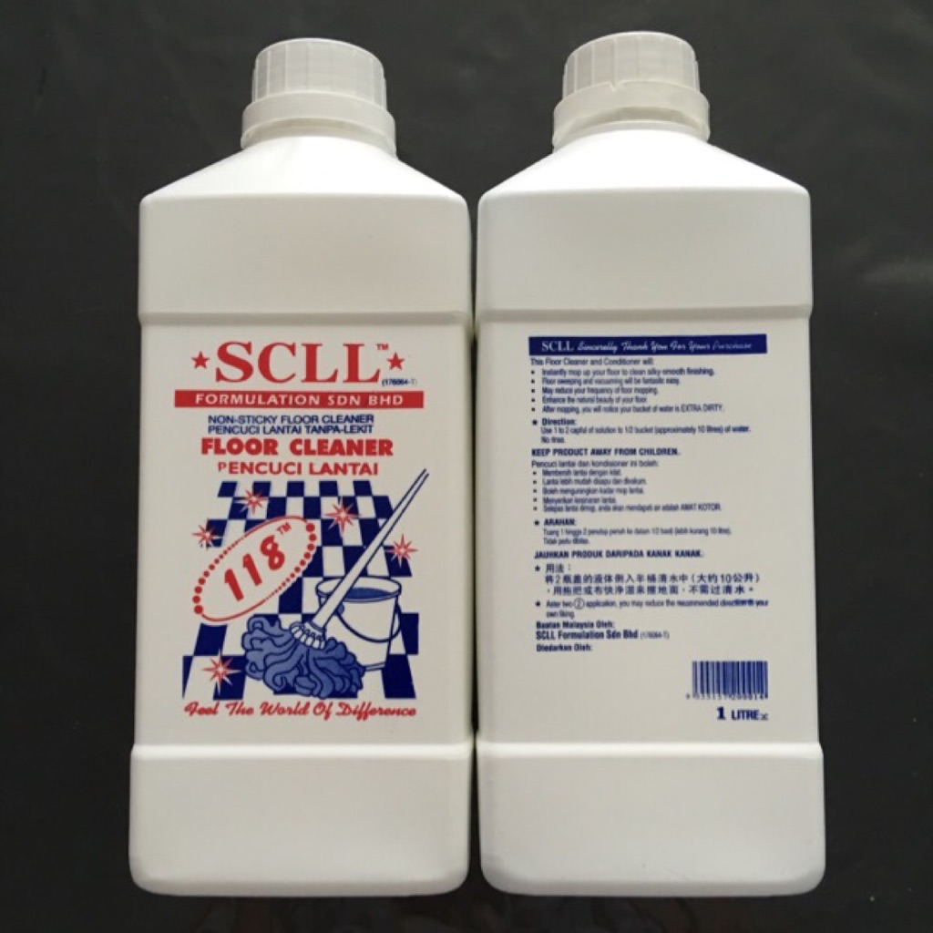 Scll Non Sticky Floor Cleaner Shopee Singapore