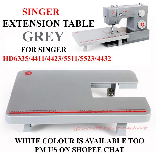Shop Malaysia Singer Extension Table Hd6335m 4423 4432 5511 5523 Grey Shopee Singapore