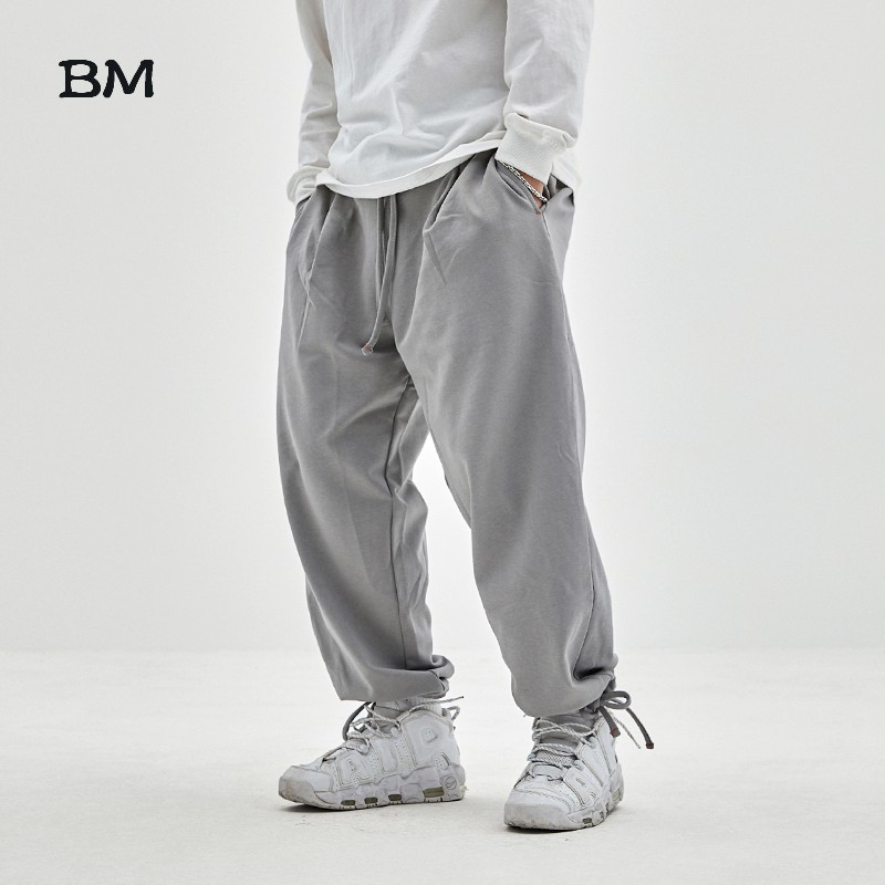 mens baggy grey sweatpants