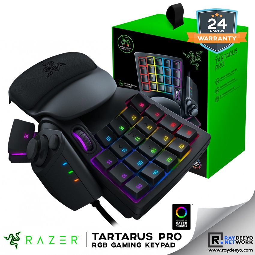 Razer Tartarus Pro Rgb Gaming Keypad Razer Analog Optical Switches 32 Programmable Keys Shopee Singapore