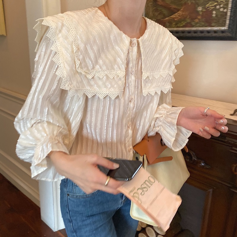 vintage ruffle shirt