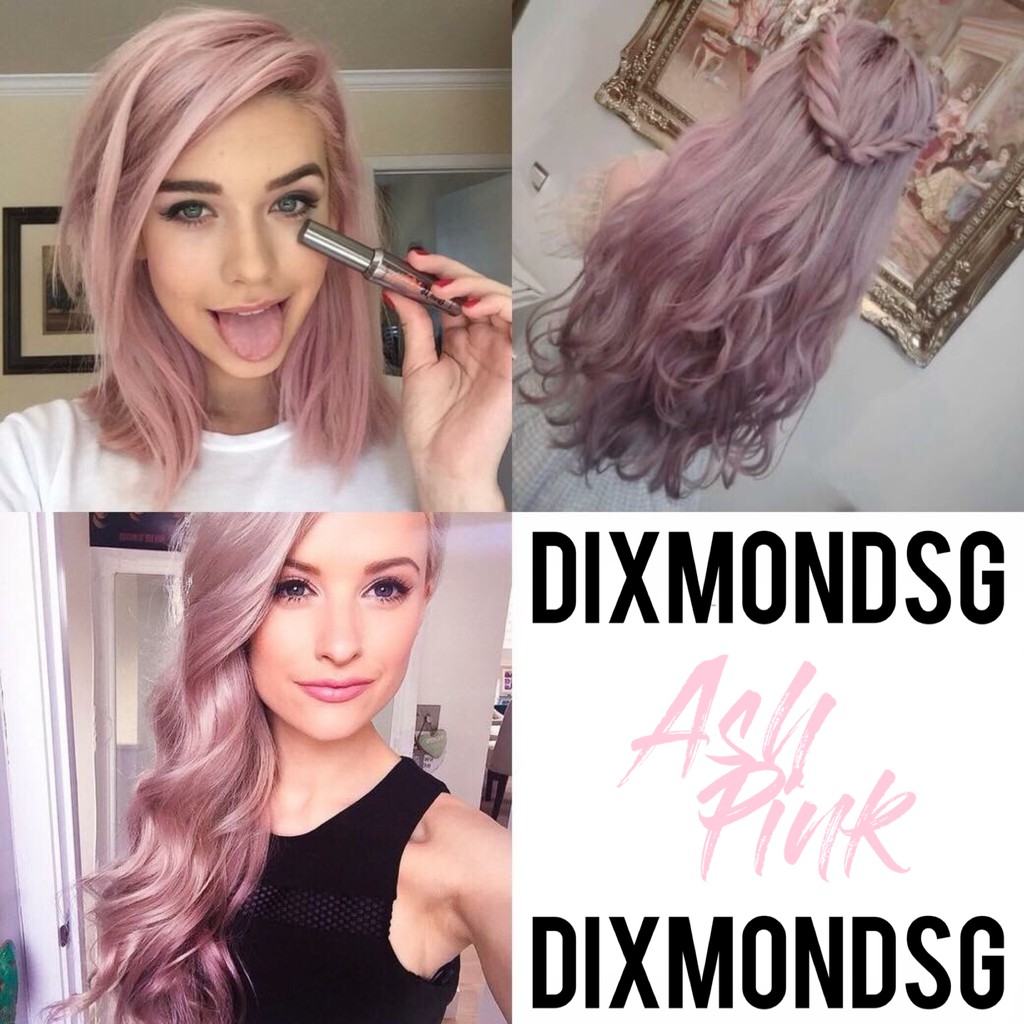 Dixmondsg Ash Pink Hairdye Shopee Singapore