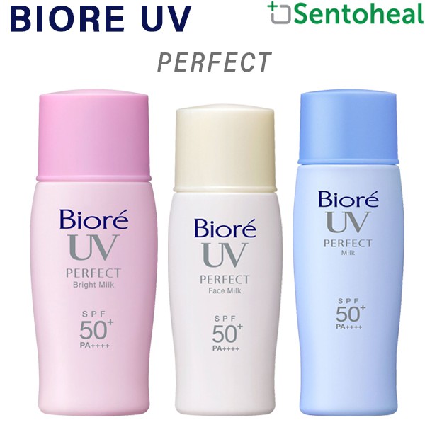 Biore Uv Perfect Bright Milk Face Milk Milk Sunblock Shopee Singapore