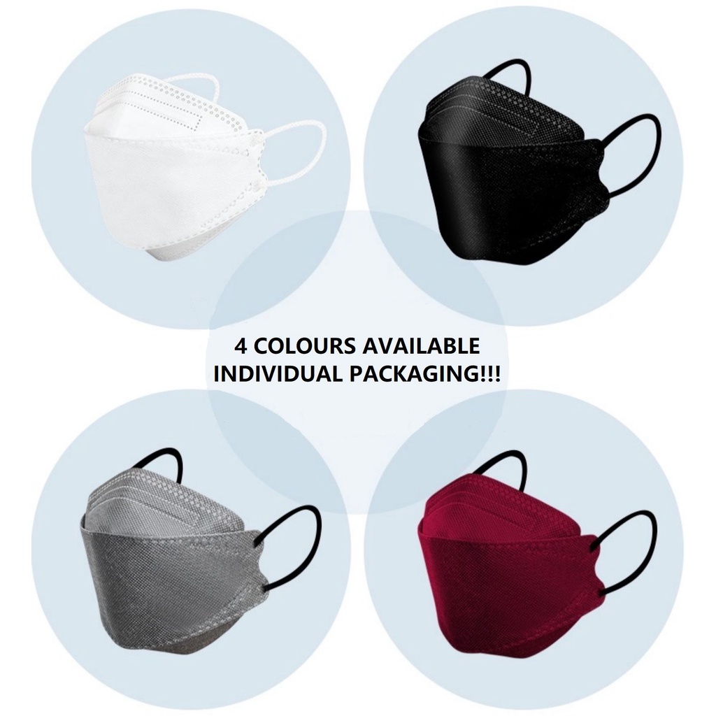 [SG SELLER] KF94 K95 N95 4 PLY 3D Korea Design Individual Solo