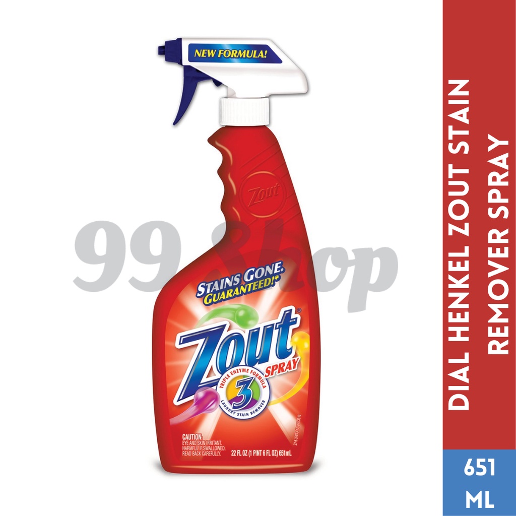 Zout Spray Laundry Stain Remover 651ml by DIAL from HENKEL FAMOUS