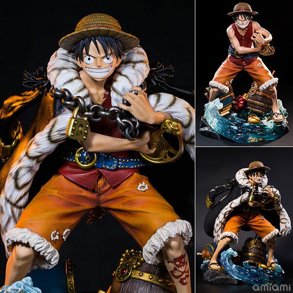 One Piece Log Collection Large Statue Series Monkey D Luffy Plex Shopee Singapore