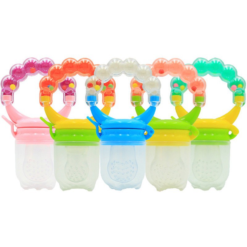Baby Infant Food Nipple Feeder Safety Silicone Pacifier Feeding