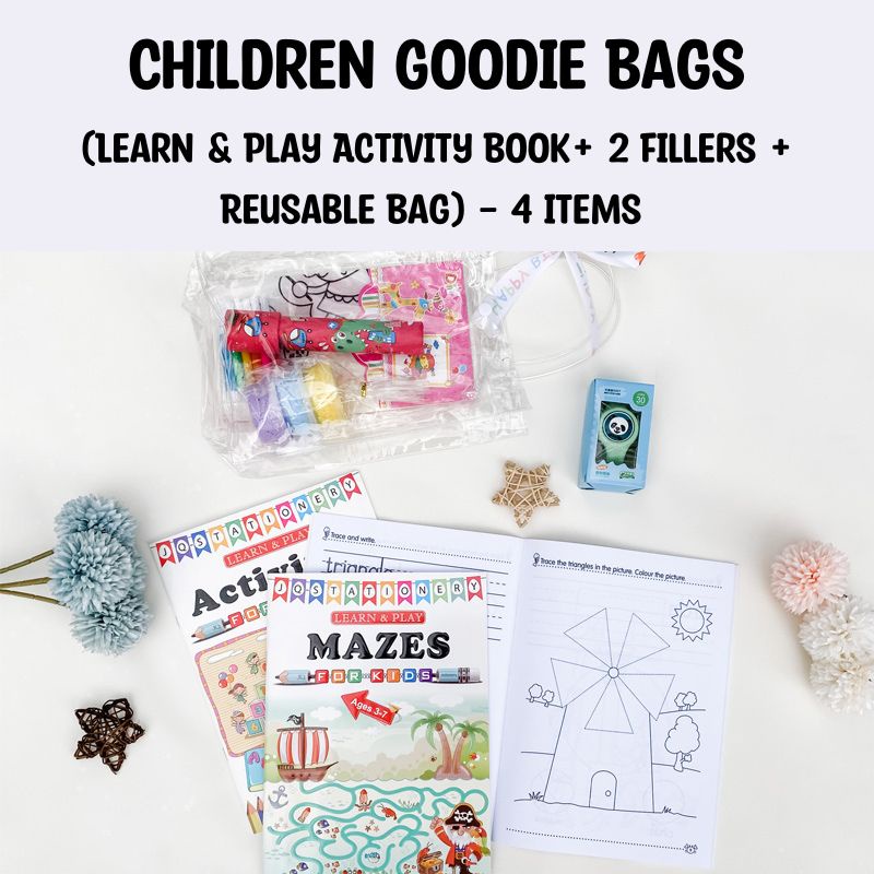 Prepacked Children Goodie Bags For PreSchool Birthday Party