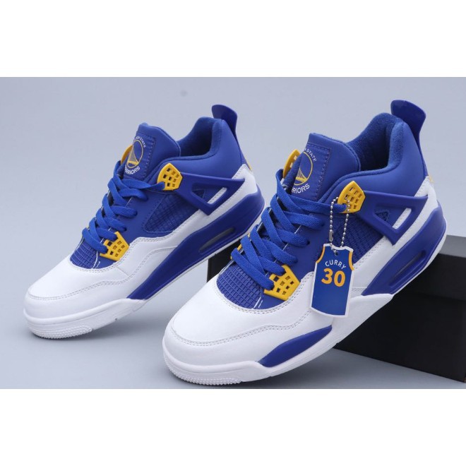 blue and black jordan 4s