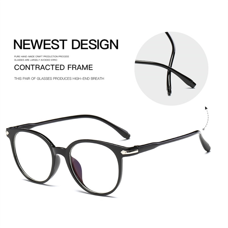 Bravetoshop Spectacle Optical Frame Glasses Clear Lens Computer Anti-Radiation Eyeglasses 