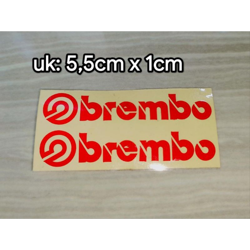 Sticker cutting BREMBO Size Caliper (Contents2)