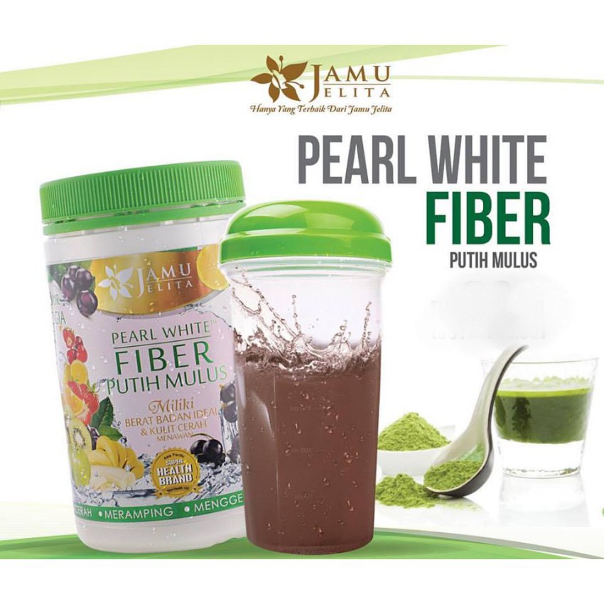 Jamu Jelita Pearl White Fiber Putih Mulus Slimming Collagen With Garcinia Cambogia Acai Lose Weight Detox 400g Shopee Singapore