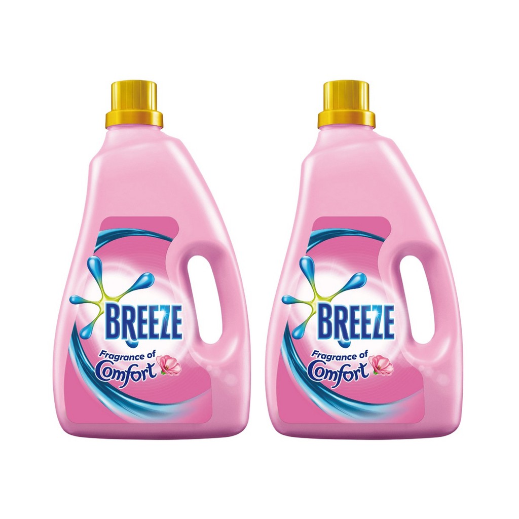 Breeze Fragrance of Comfort Liquid Detergent 3.6/3.8kg x 2 Shopee